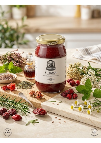 Bekir Pehlivan Naturals -fitroxa - Premium Biberiye Ve Sinameki İçerikli Doğal Form Macunu 420g