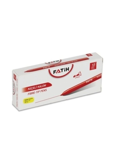 Fatih Keçeli Kalem Ofis Tipi Kırmızı 34040