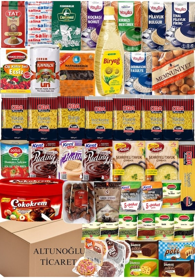 Ramazan Kolisi Erzak Paketi Kumanya Yardım Kolisi Mega 45 Parça Ürün Çocuklar İçin Çikolata Set
