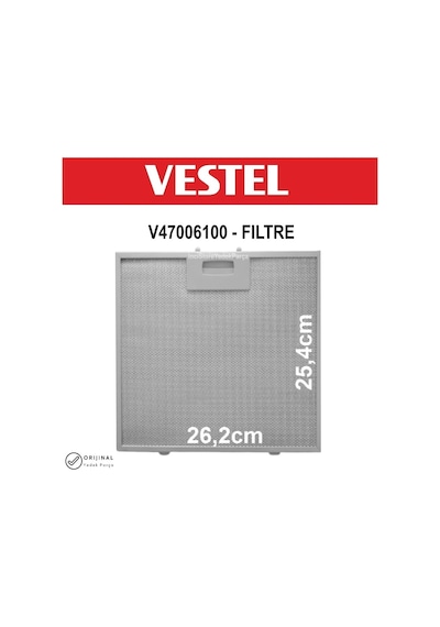 Vestel Uyumlu Ad 6001 B Davlumbaz Filtresi Aspiratör Filtre V47006100 - 555688831