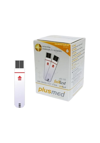 Glikoz Test Stribi Plusmed Fasttest Pm-100 50Li
