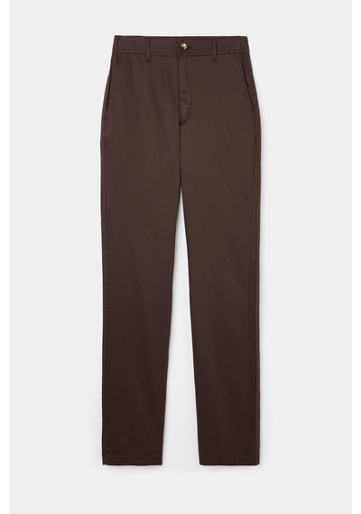 D's Damat Ds Damat Relaxed Fit Pilesiz Kahverengi Gabardin Chino Pantolon 6hcc3ı303777m Çok Renkli