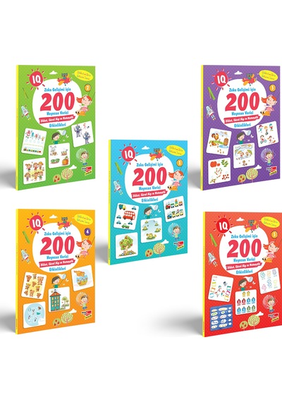Iq Zeka Gelişimi için 200 Heyecan Verici 5'Li Etkinlik Seti