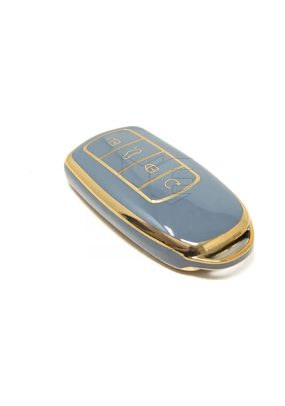 Gma Keys Lüx Chery Tiggo 8 Pro Omoda 5 Tiggo 7 Avantgarde Jaaeco Nano Anahtar Kılıfı Gri Gold Renk
