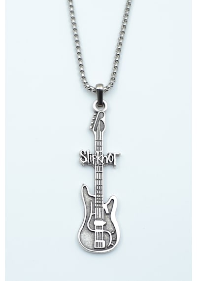 Slipknot Elektro Gitar Örme Zincir Kolye Altın