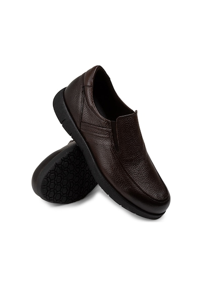 Deery Hakiki Deri Kahverengi Loafer Erkek Ayakkabı - 01946mkhvc01 Kahverengi