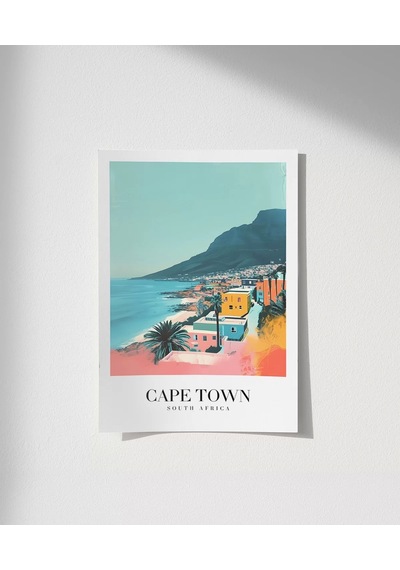 Çerçevesiz Poster Güney Afrika Masa Dağı