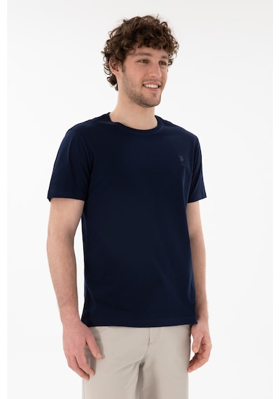U.S. Polo Assn. Erkek Regular Fit Bisiklet Yaka Lacivert Basic Tişört 50305924-VR033 U.S. Polo Assn. Erkek Regular Fit Bisiklet Yaka Lacivert Basic Tişört 50305924-VR033
