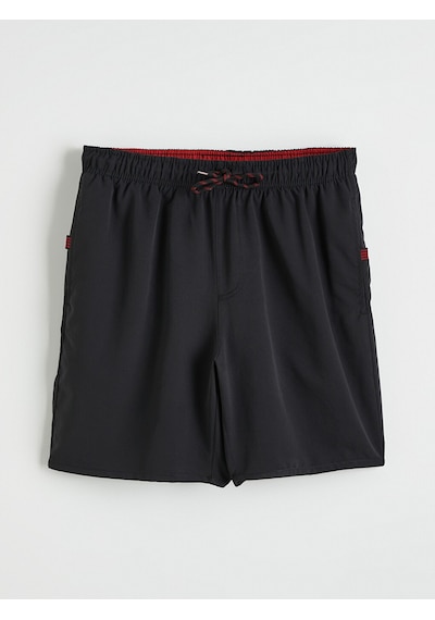 Lcw Swımwear Siyah Kısa Boy Erkek Deniz Şortu