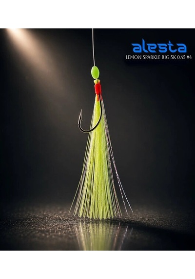 Alesta Lemon Sparkle Rıg X0262 5 Köstekli Hazır Takım 0.45mm No:4 İğne