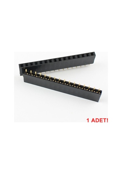 16 Pin Tek Sıra Dişi Header 180 Derece 1x16 Pin 2.54mm Soket Konnektör Breadboard Pcb Devre Bağlantı