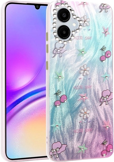 Samsung Uyumlu Galaxy A06 Kılıf Blade Aynalı Desenli Kapak Desen 4\