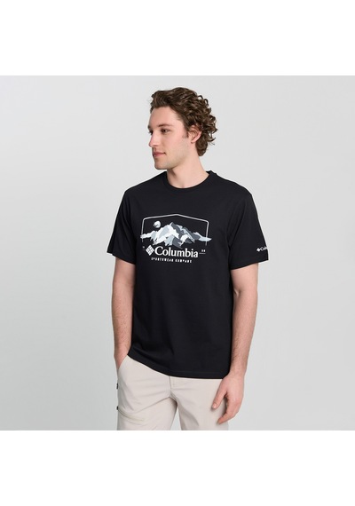 Columbia Explore Outdoors Ss Erkek Siyah T-shirt 9110831010