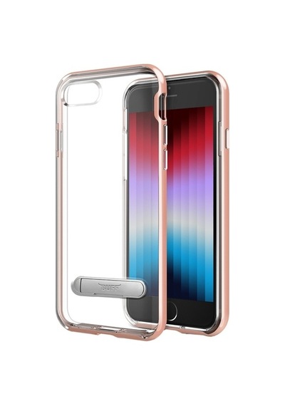 Buff Apple Uyumlu iPhone Se 2022 Air Bumper Kılıf Rose Gold