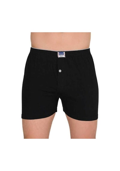 Berrak 1099 %100 Pamuk Penye Siyah 3'lü 3 Adet Erkek Boxer