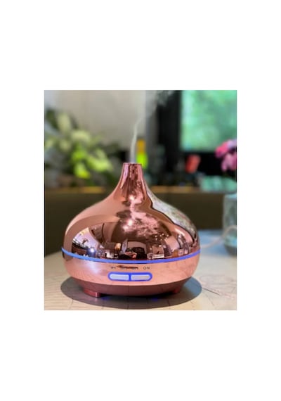 Hava Nemlendirici Parlak Gold Aromatik Oda 550 Ml Kahve Aroma Difüzörü Buhar Nemlendırıcı