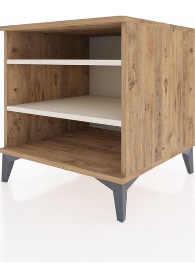 Kronos Komodin 2 Raflı 60x59x64 Çam-aytaşı Çam