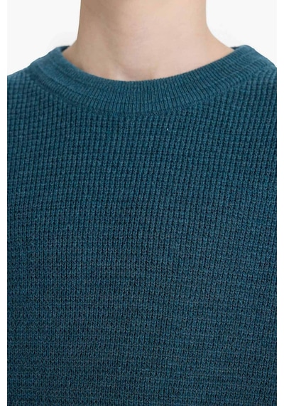 Defacto Erkek Çocuk Bisiklet Yaka Triko Kazak F0959a825wnın250 Indigo