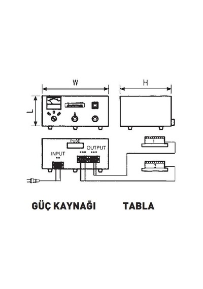 Fett 220/380/415/440v Vertex Elektromanyetik Tablalar İçin Kontrol Ünitesi Vcc-820
