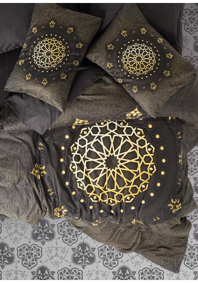 Cotton Box Palace Saten Çift Kişilik Nevresim Takımı Togay Antrasit
