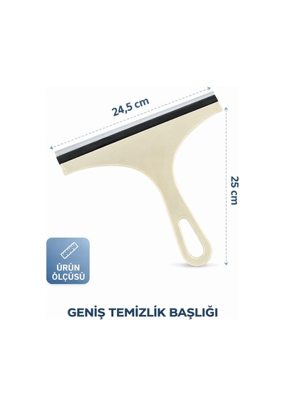 Çok Amaçlı Cam Sileceği Banyo Duşakabin Ayna Cam Temizleme Aparatı İz Bırakmayan Cam Çek Renkli Diğer