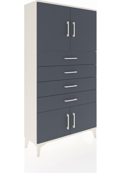 Arges Dolap 2 Raflı 4 Çekmeceli 4 Kapaklı 88x30x163 Aytaşı-an... Aytaşı Arges Dolap 2 Raflı 4 Çekmeceli 4 Kapaklı 88x30x163 Aytaşı-an... Aytaşı