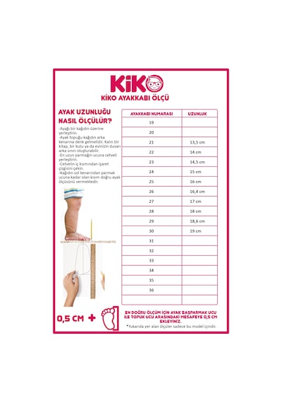 Kiko Kids Coyote Cırtlı Kız Çocuk Günlük Bot Ayakkabı Beyaz