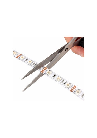 Rgb Led Şerit Bant 5 Metre 12v 5050 Smd 120 Led/m Ip20 İç Mekan Aydınlatma