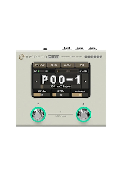 Hotone Mp-50vn Ampero Mini Vanilla Amp Modeler Effects Processor 9v Adaptör Dahil