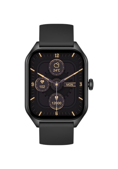 Hzl Classic Black 42 MM Çoklu Fonksiyonlu Akıllı Saat