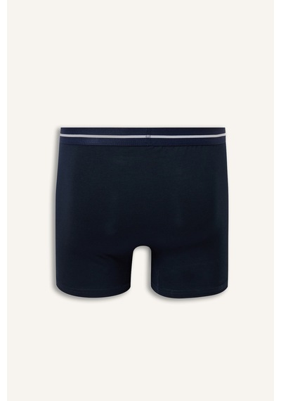 Defacto Regular Fit Çizgili Beli Lastikli 3lü Boxer Paketi I1735ax26aupr102 Mor-pr102