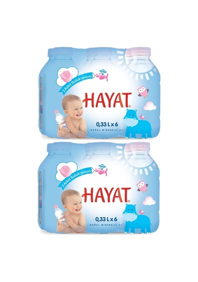Hayat Bebek Suyu 6'lı X 2 Paket Tarih 05/2026