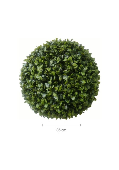Yapay Top Şimşir 35 Cm Çap Çok Renkli