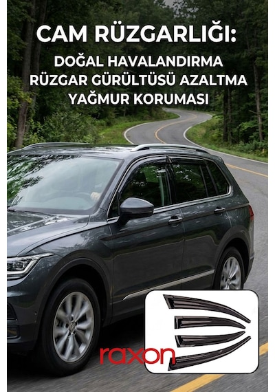 Toyota Corolla 2013-2018 Cam Rüzgarlığı 4'lü Paket
