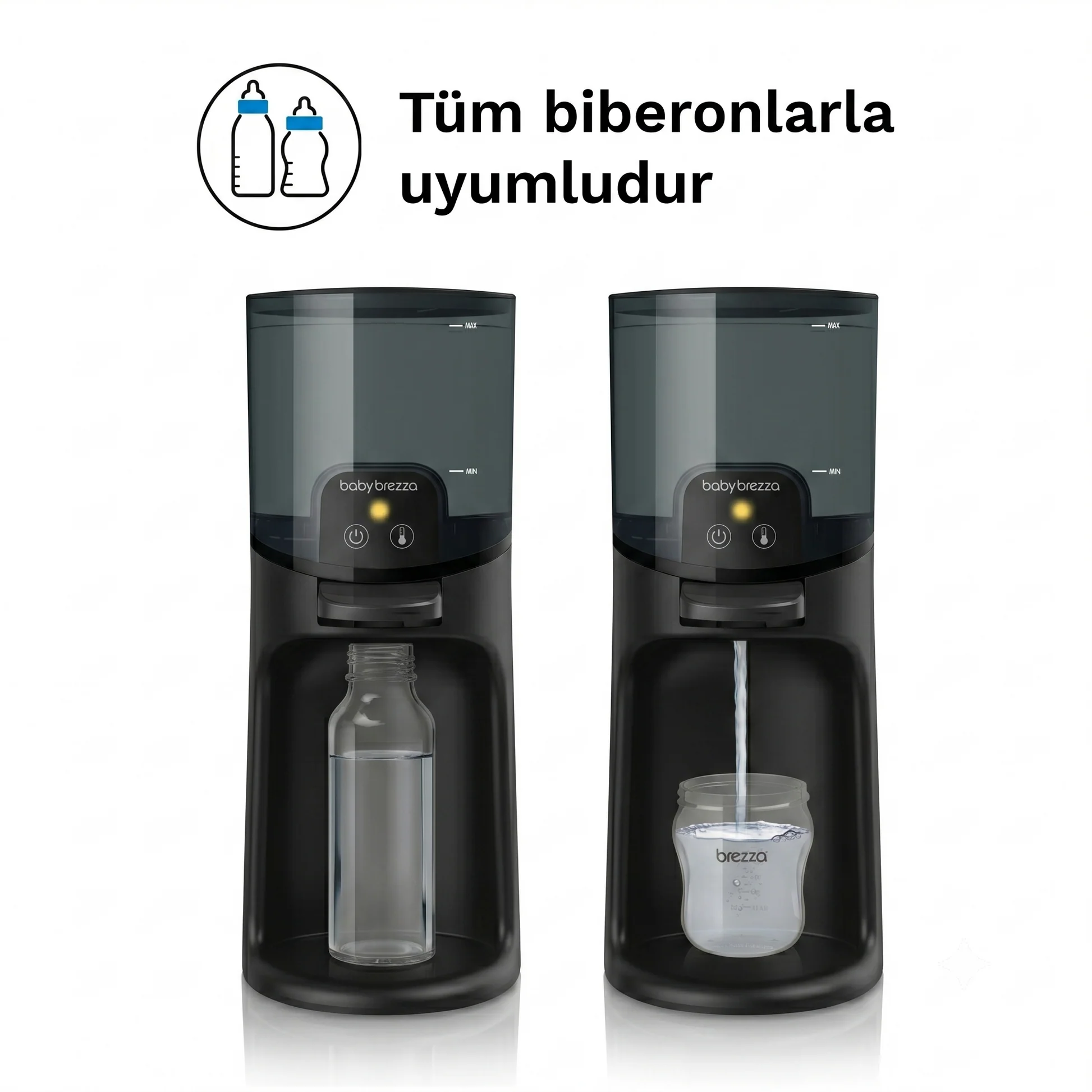Baby Brezza Instant Warmer Bebek Mama Suyu Otomatı Ve Biberon Suyu Isıtıcısı Siyah