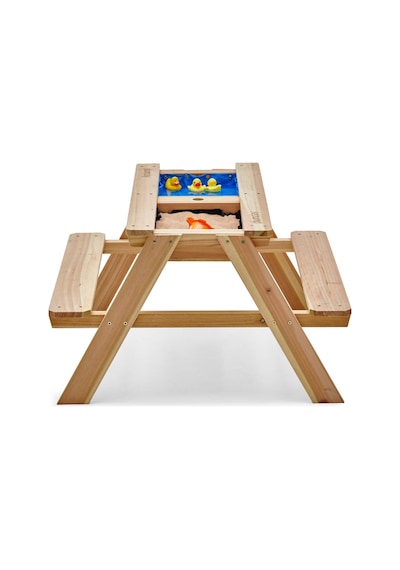 Plum Ahşap Kum Ve Su Piknik Masası Çok Renkli