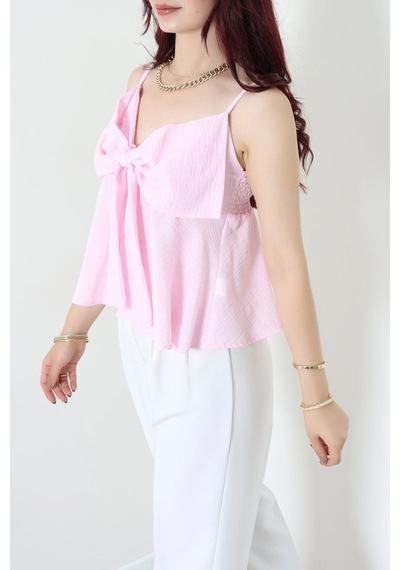 Modi Askılı Bluz Pembe - 4275.1247. Acık Pembe