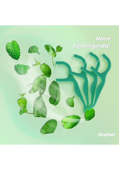 Stopever Fresh & Gliss Kürdanlı Diş İpi 3&apos Lü Paket 150 Adet Nane Aromalı Diş Arası Temizliği, Ağız Hijyeni Ve Günlük Kullanım İçin İdeal Plastik Kutulu Ve Taşıma Kılıflı Hediyeli
