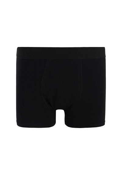 Nacar Store Erkek Pamuklu Likralı Boxer 9'lu Paket Siyah
