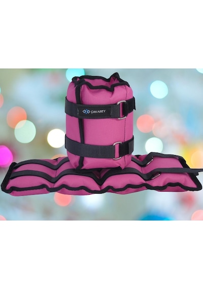 Çakabey El-Ayak Bilek Ağırlığı 2 KG x 2 Pembe