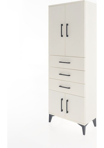 Arges Dolap 3 Raflı 3 Çekmeceli 4 Kapaklı 60x30x163 Aytaşı-ay... Aytaşı