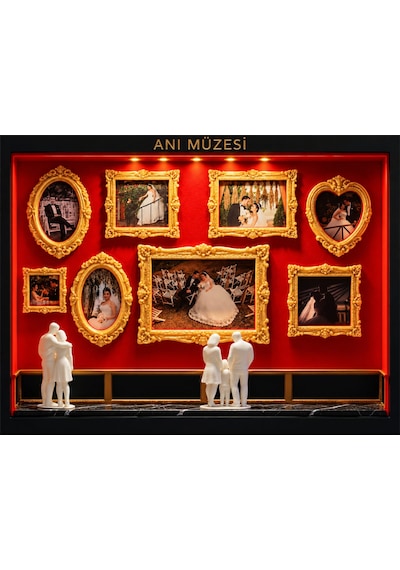 Kişiye Özel Anı Müzesi Fotoğraflı Dekoratif Çerçeve 21x15 Cm Fotoğraf Baskı Dahil