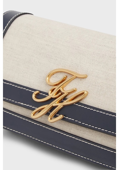 Tommy Hilfiger Logolu Çıkarılabilir Askılı Çanta Kadın Çanta Aw0aw18737 Dw6 Lacivert