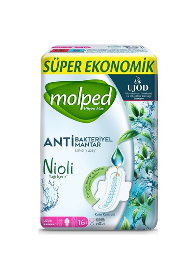 Molped Hijyen Max Süper Ekonomik Uzun Hijyenik Ped 16'lı - 7 Adet Tarı