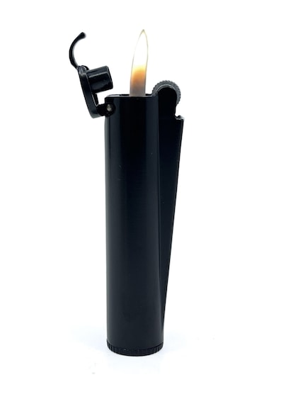 Clipper Metal Benzinli Çakmak - Siyah Özel Metal Kutulu Siyah
