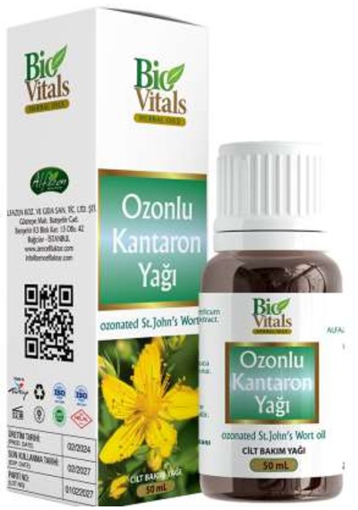 Bio Vitals Ozonlu Kantaron Yağı 50ml X 2 Adet