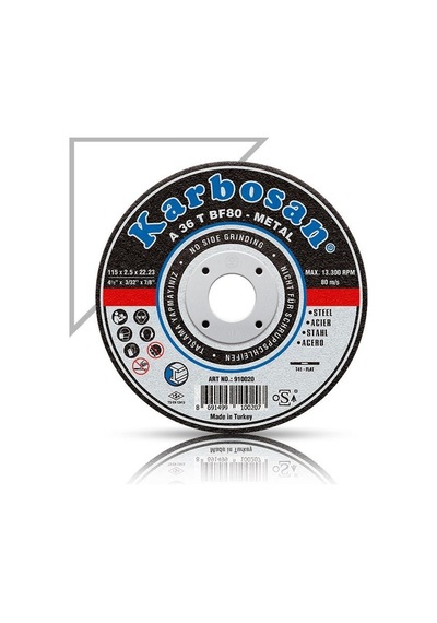 Karbosan Metal Kesici Disk 115x3.0 MM
