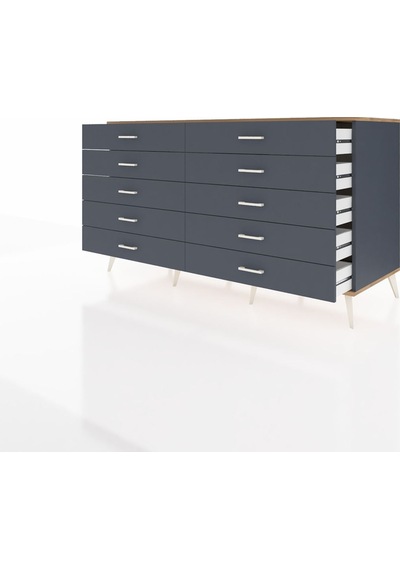 Kronos Konsol 10 Çekmeceli 176x59x99 Antrasit-çam/antrasit Antrasit-çam/antrasit Kronos Konsol 10 Çekmeceli 176x59x99 Antrasit-çam/antrasit Antrasit-çam/antrasit