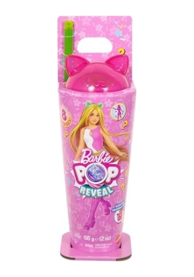 Pop Reveal Milkshake Serisi - Kırmızı Pop Reveal Shakes Serisi Bebek Ve Aksesuar Seti, Kokulu Ve Minik Tavşancık Temalı Bebek Jcn88