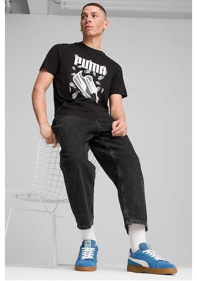 Puma Graphıcs Sneaker Tee 683209 01 Erkek Tişört Siyah S-xxl 001